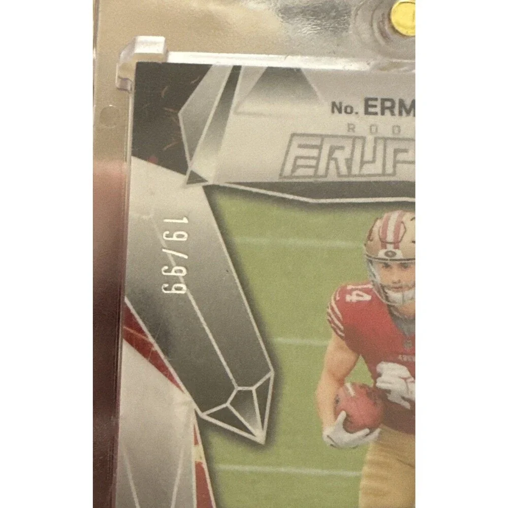 2024 Panini Obsidian Rookie Eruption Materials Silver Ricky Pearsall FOTL 19/99